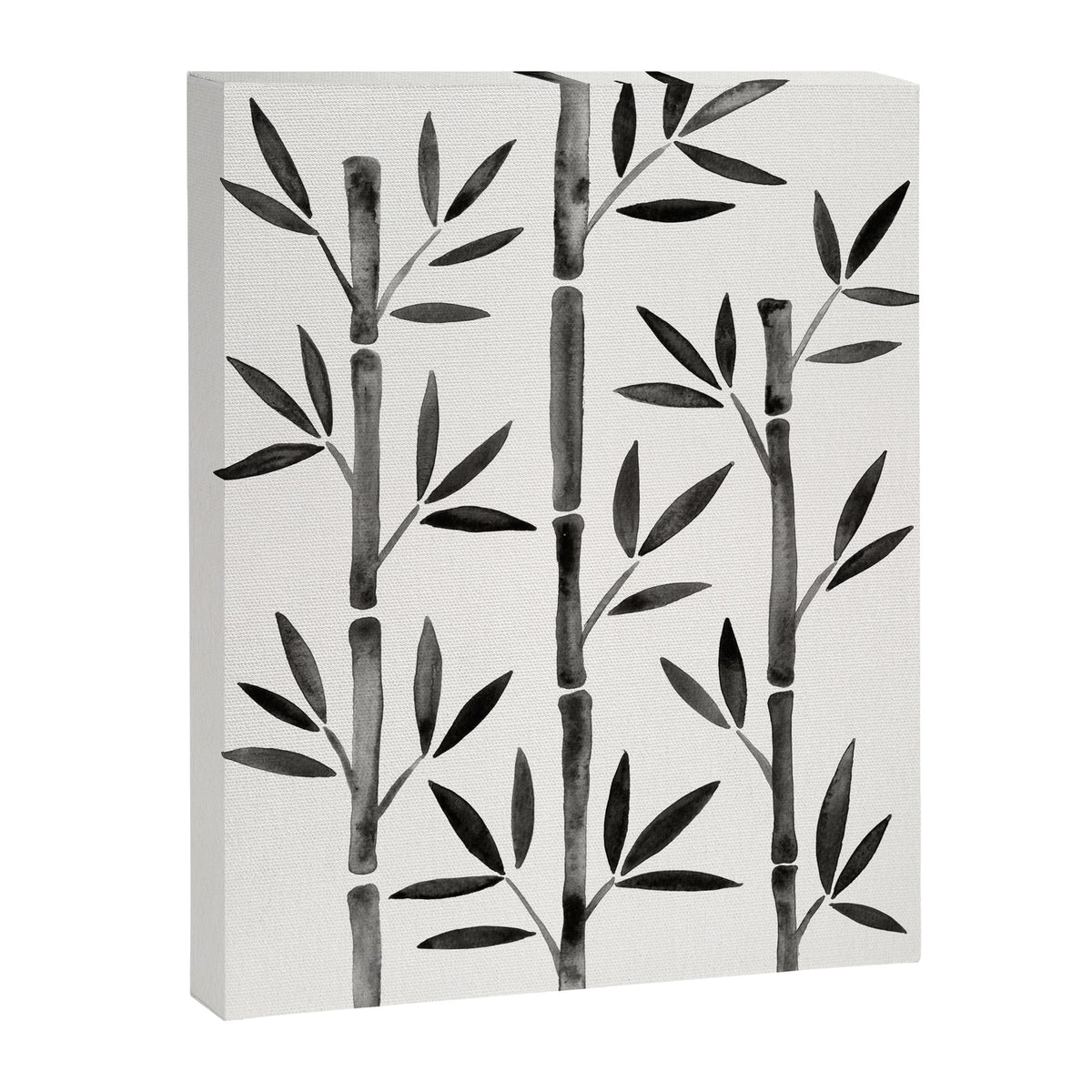 Black Bamboo Canvas Print Gallery Image 6