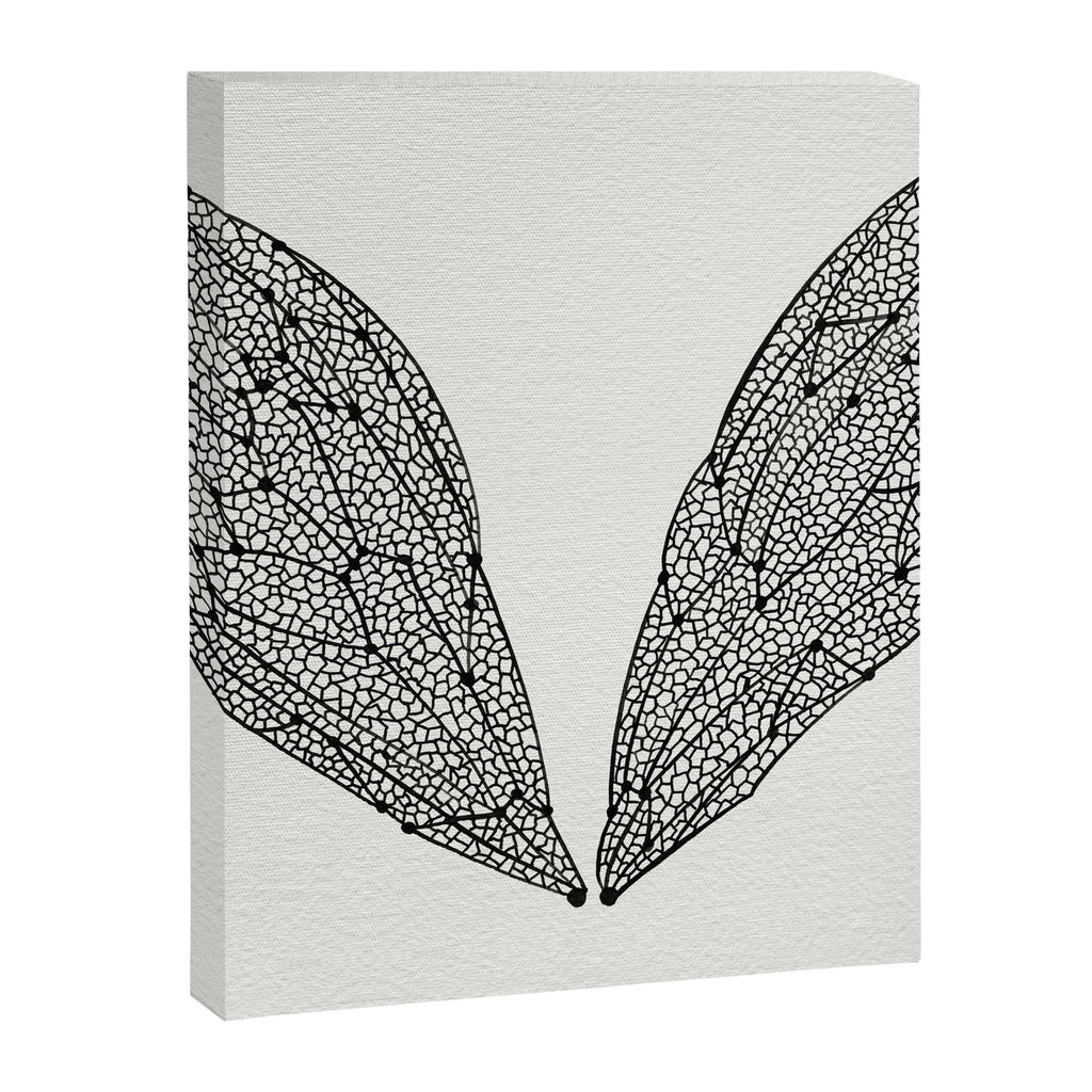 Black Cicada Wings Canvas Print Gallery Image 8