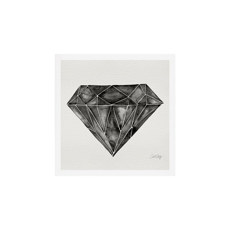 Black Diamond Art Print Gallery Image 1