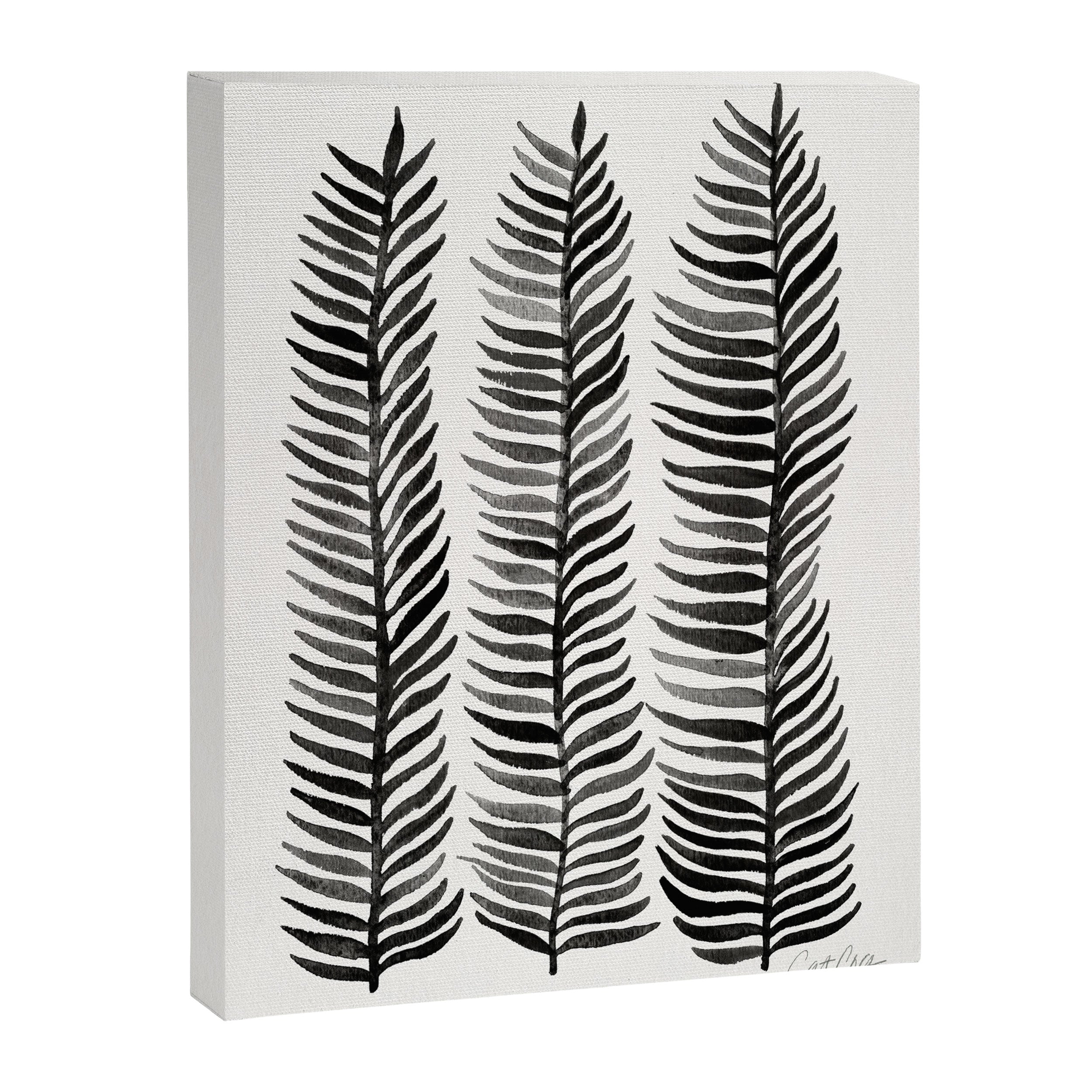 Black Seaweed Canvas Print Gallery Image 6