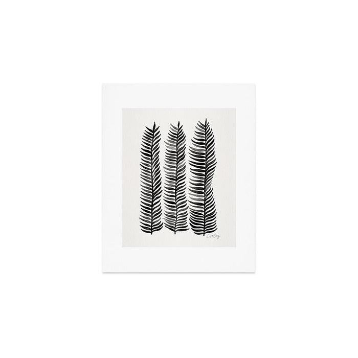 Black Seaweed Art Print Gallery Image 1