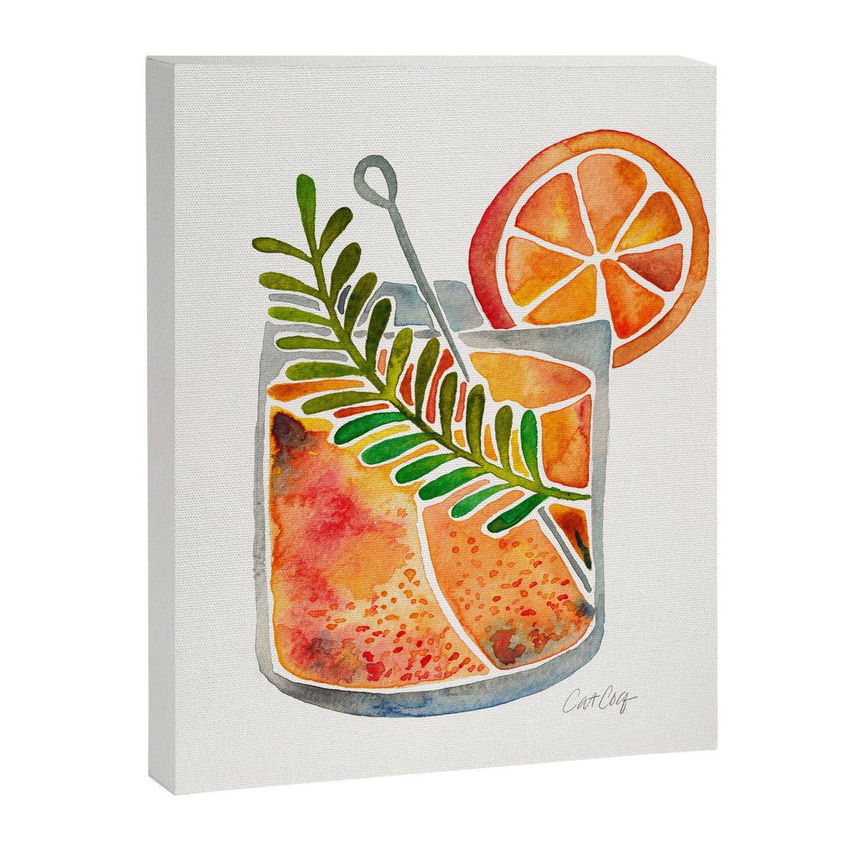 Blood Orange Tequila Sunrise Canvas Print Gallery Image 8