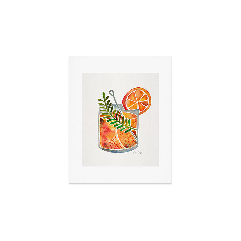 Blood Orange Tequila Sunrise Art Print Gallery Image 1