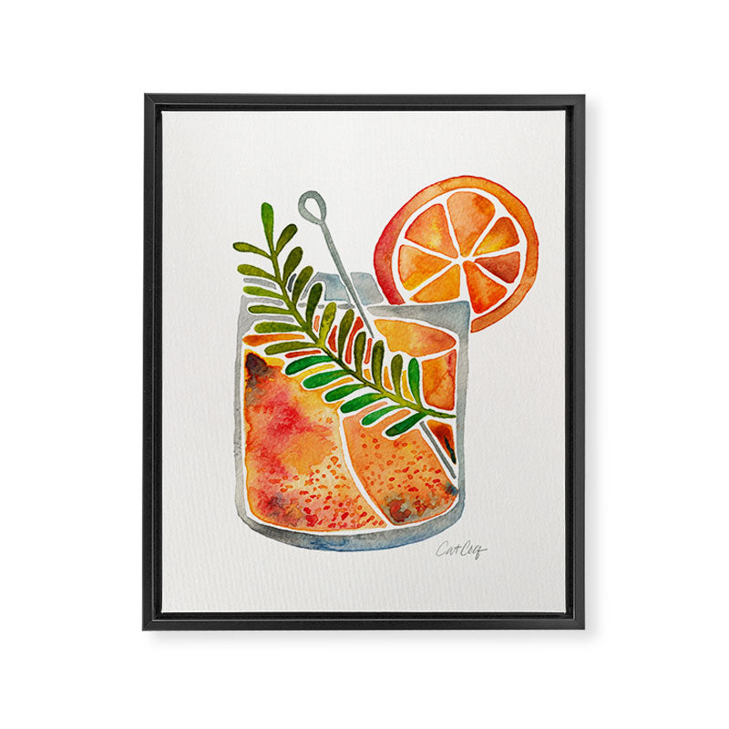 Blood Orange Tequila Sunrise Framed Canvas Print Gallery Image 8