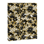 Blossom Pattern â Black & White on Kraft Canvas Print Gallery Image 8