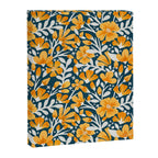 Blossom Pattern â Ochre & Teal Canvas Print Gallery Image 8