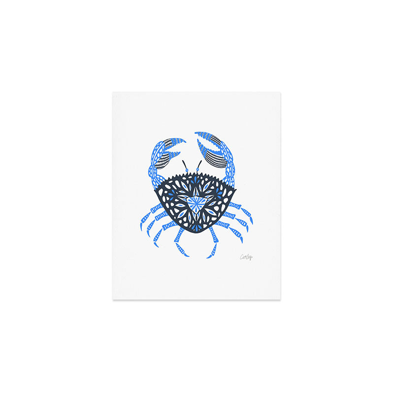 Blue Crab Art Print Gallery Image 1