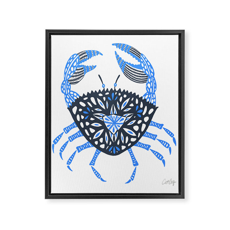 Blue Crab Framed Canvas Print Gallery Image 14