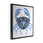 Blue Crab Framed Canvas Print Gallery Image 2