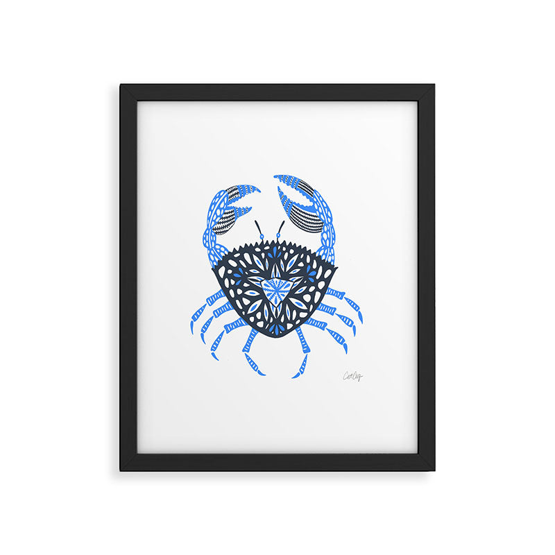 Blue Crab Framed Art Print Gallery Image 6