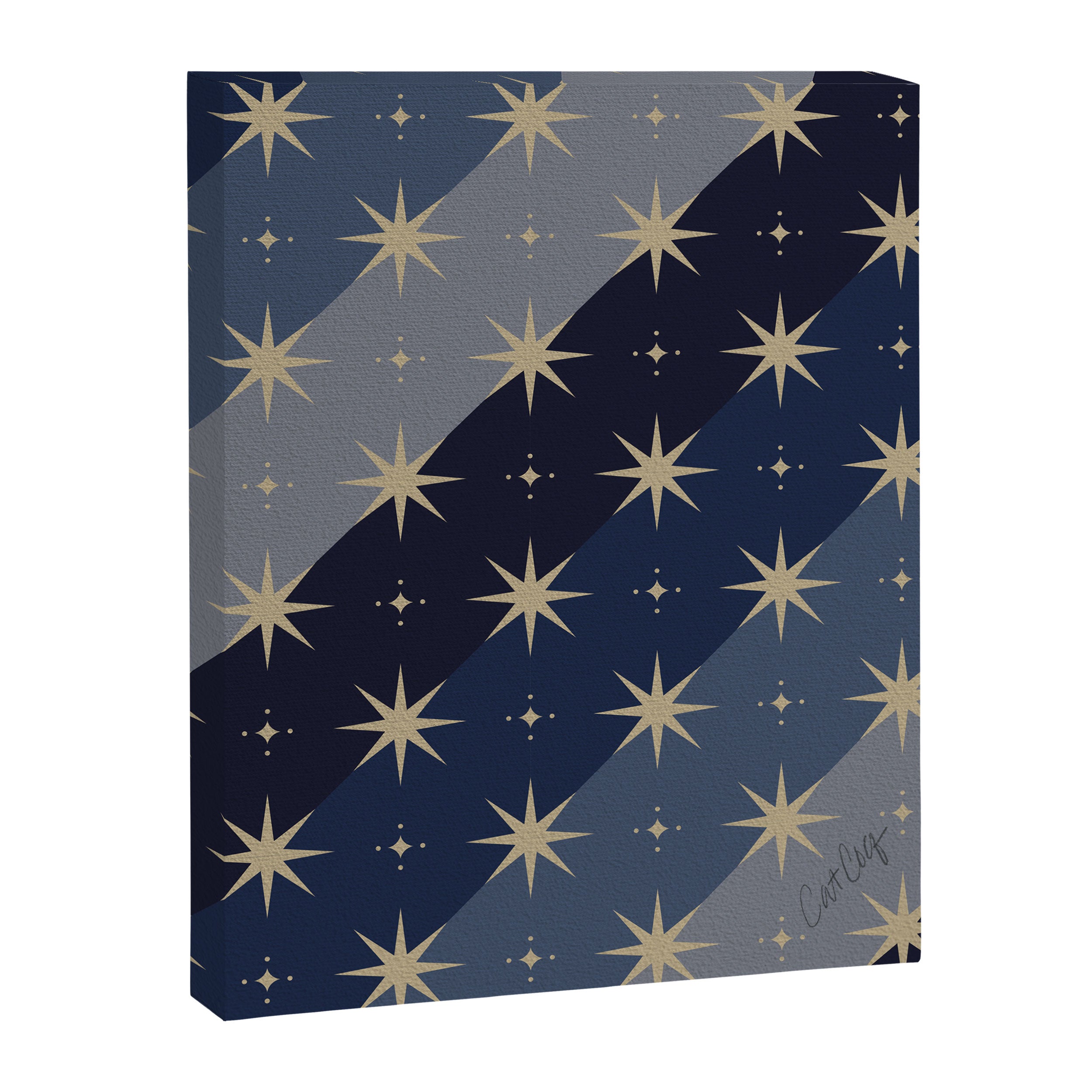 Blue OmbrÃ© â Celestial Coronation Canvas Print Gallery Image 8