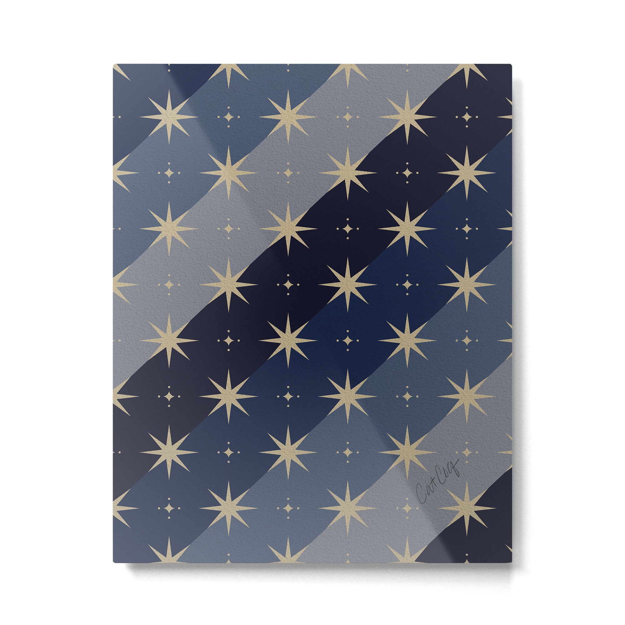 Blue OmbrÃ© â Celestial Coronation Metal Print Gallery Image 6