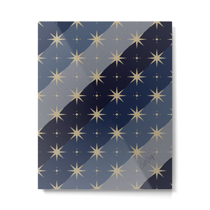 Blue OmbrÃ© â Celestial Coronation Metal Print Gallery Image 1