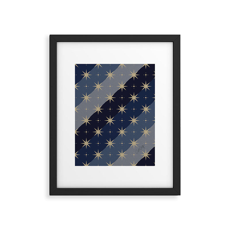 Blue OmbrÃ© â Celestial Coronation Framed Art Print Gallery Image 6