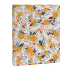 Bunnies & Blooms - Teal & Blush Canvas Print Gallery Image 8