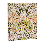 Butterfly Symmetry - Blush & Lime Canvas Print Gallery Image 8