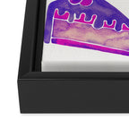 Cake Slices - Unicorn Palette Framed Canvas Print Gallery Image 3