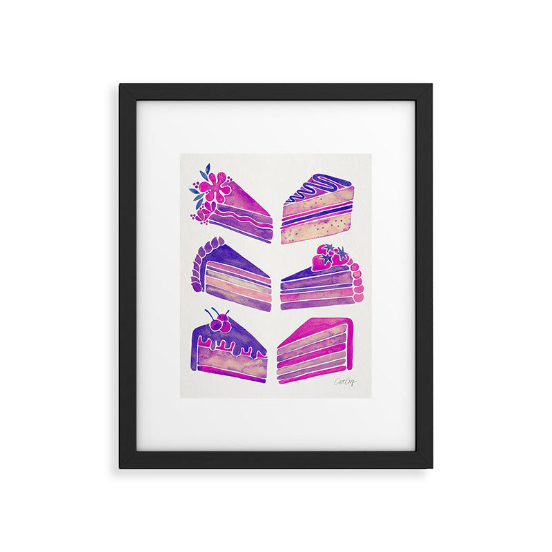 Cake Slices - Unicorn Palette Framed Art Print Gallery Image 5