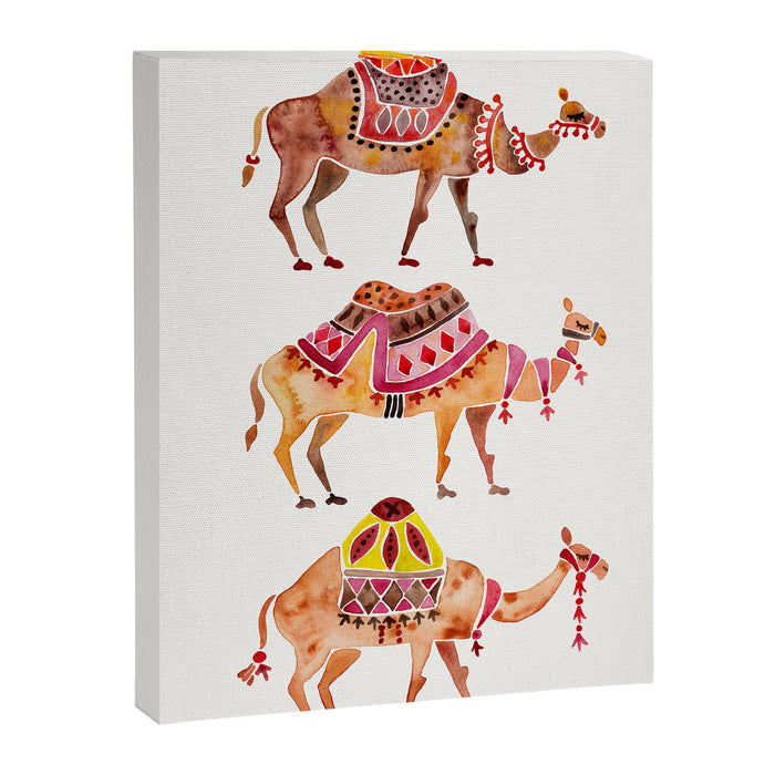 Camel Train Canvas Print Gallery Image 1