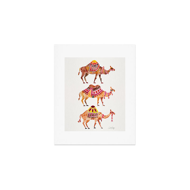 Camel Train Art Print Gallery Image 1
