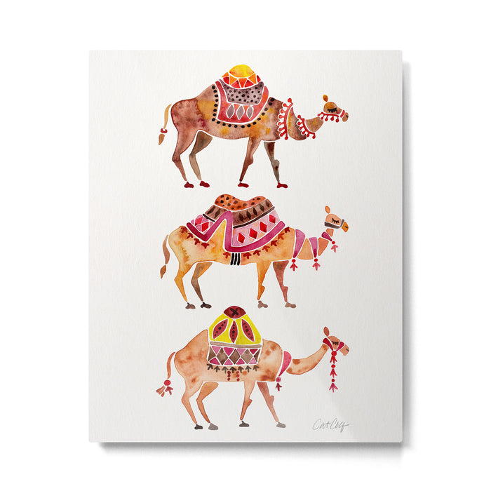 Camel Train Metal Print Gallery Image 1