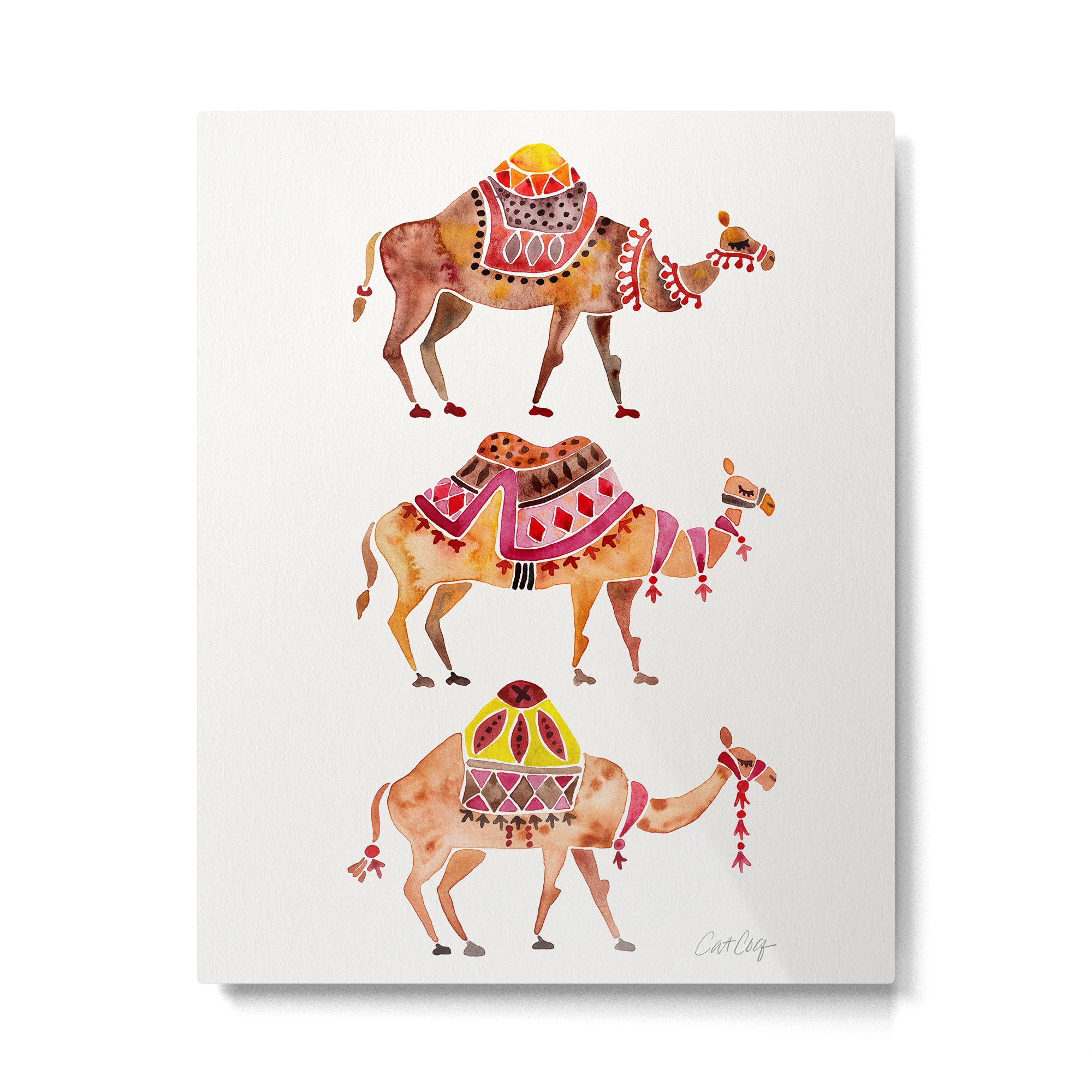 Camel Train Metal Print Gallery Image 4