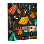 Camping Kit - Charcoal Canvas Print Gallery Image 8