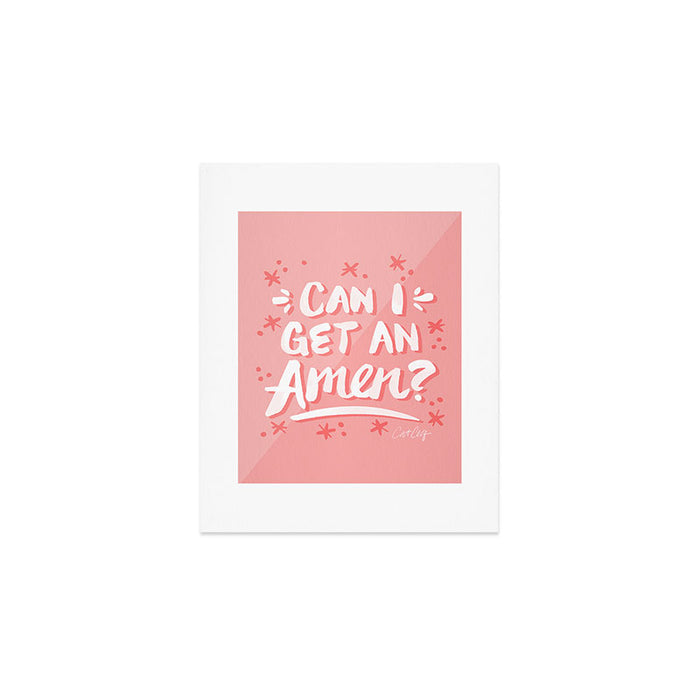 Can I Get An Amen? - Blush Pink Palette Art Print Gallery Image 1