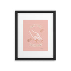 Can I Pet Your Dog - Rose Gold & Blush Palette Framed Art Print Gallery Image 5