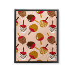Caramel Apples - Red Framed Canvas Print Gallery Image 8