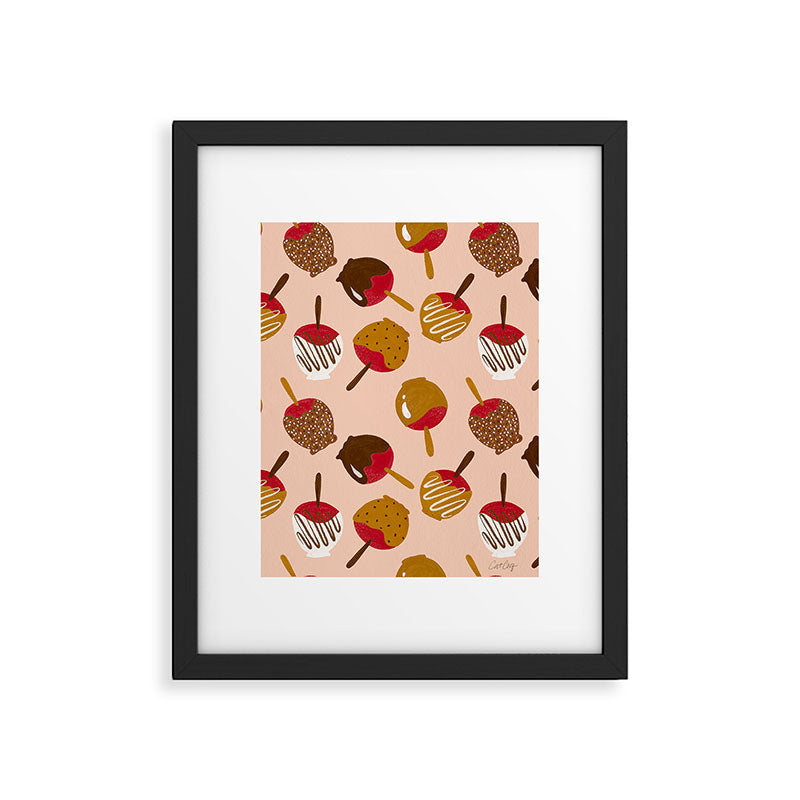 Caramel Apples - Red Framed Art Print Gallery Image 6