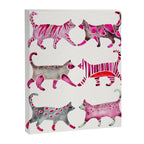 Cat Collection - Magenta Palette Canvas Print Gallery Image 8
