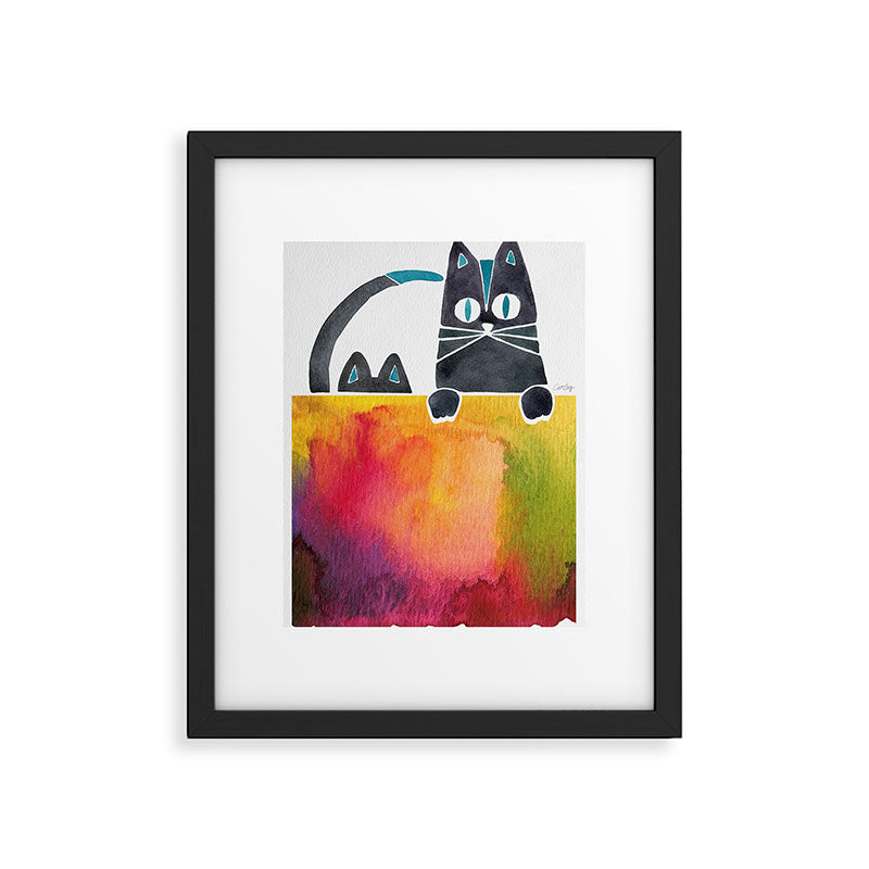 Cats Framed Art Print Gallery Image 5