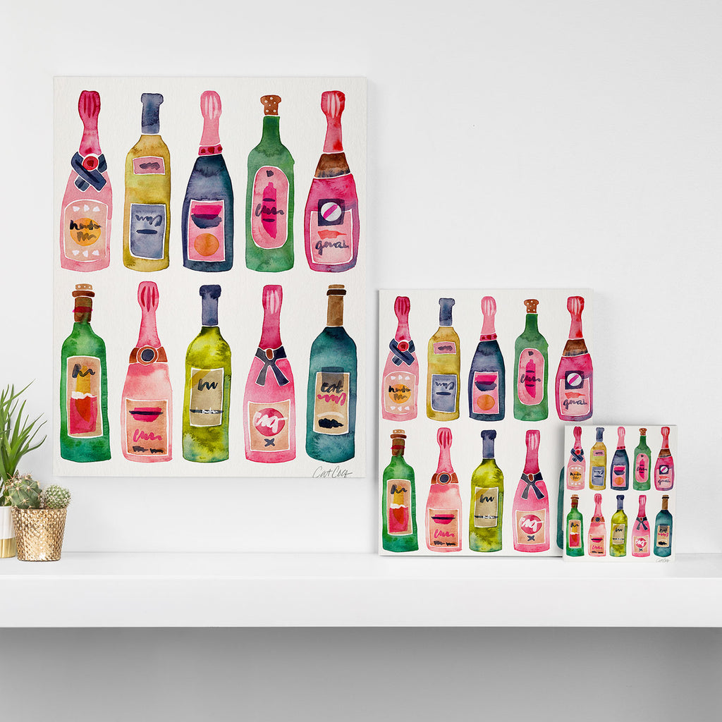 Champagne Collection Canvas Print Gallery Image 3