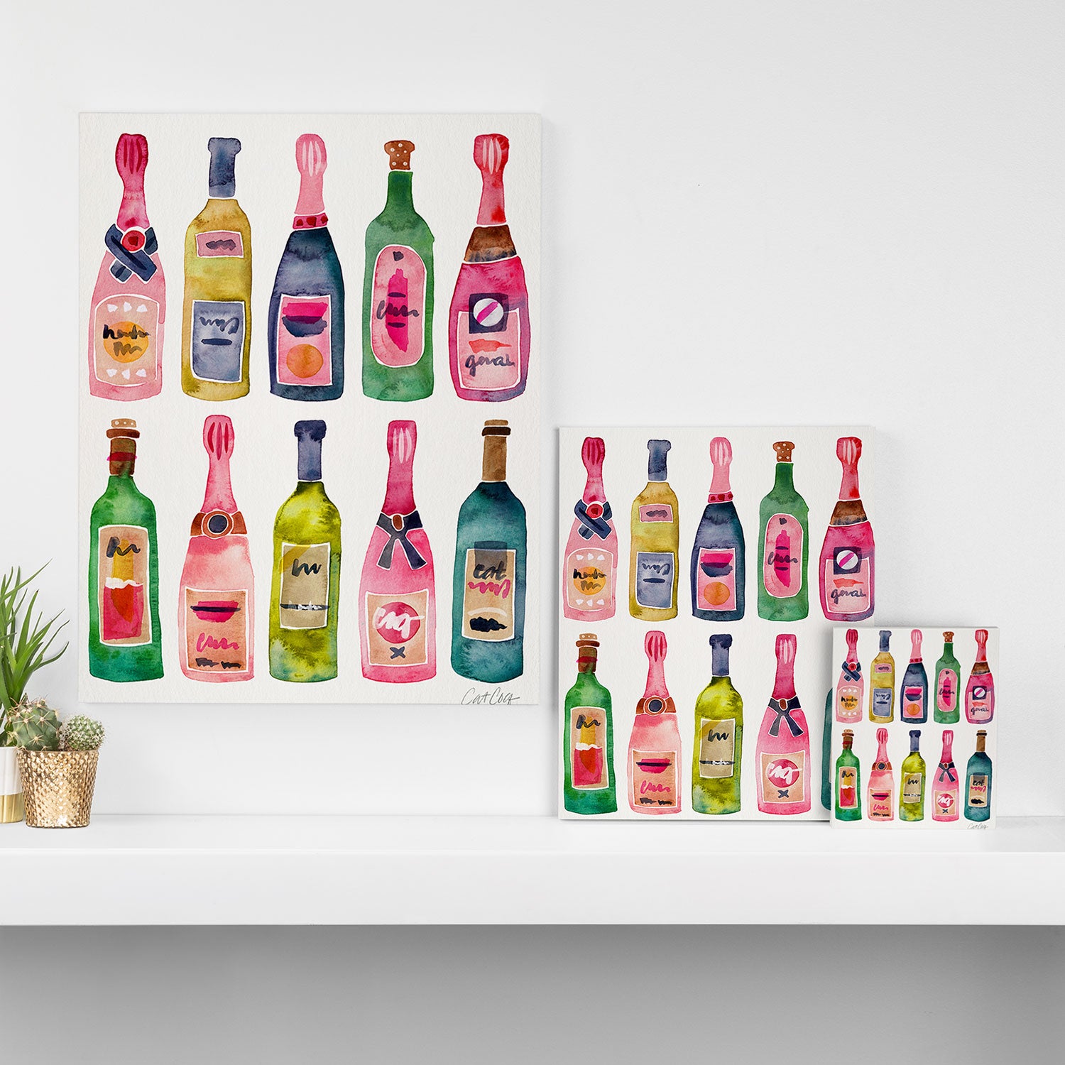 Champagne Collection Canvas Print Gallery Image 3