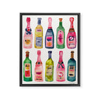 Champagne Collection Framed Canvas Print Gallery Image 6