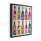 Champagne Collection Framed Canvas Print Gallery Image 2