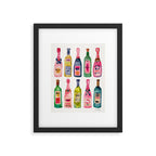 Champagne Collection Framed Art Print Gallery Image 4