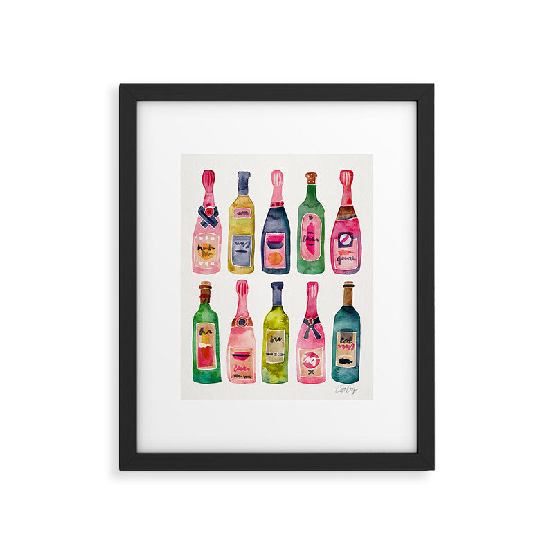 Champagne Collection Framed Art Print Gallery Image 4
