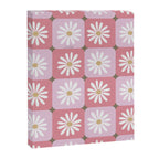 Checkered Daisies - Blush & Gold Canvas Print Gallery Image 8