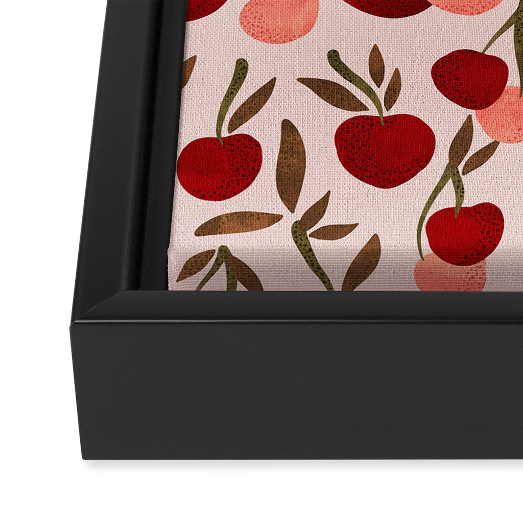 Cherry Collection - Blush Framed Canvas Print Gallery Image 3