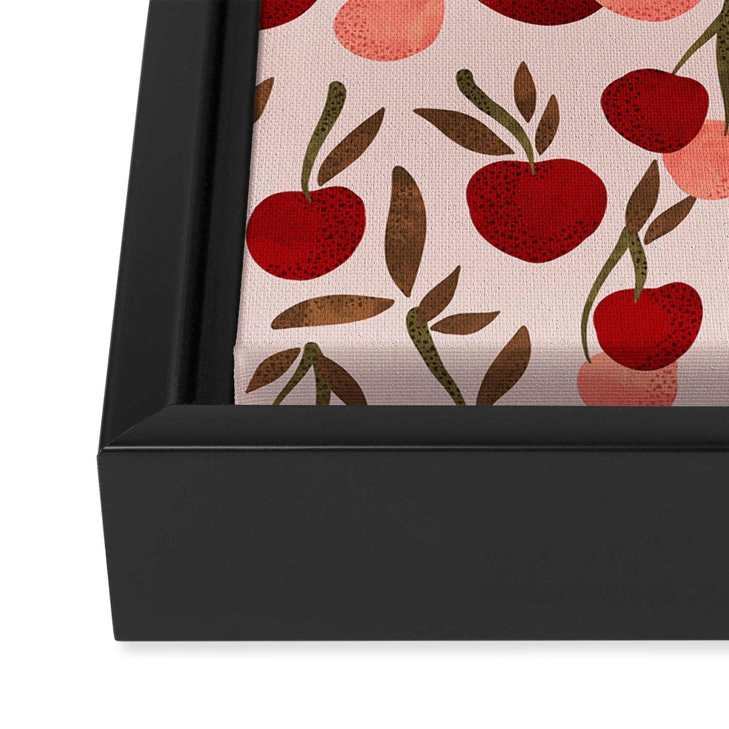 Cherry Collection - Blush Framed Canvas Print Gallery Image 3