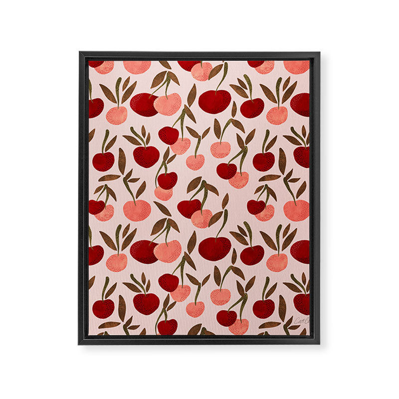 Cherry Collection - Blush Framed Canvas Print Gallery Image 8