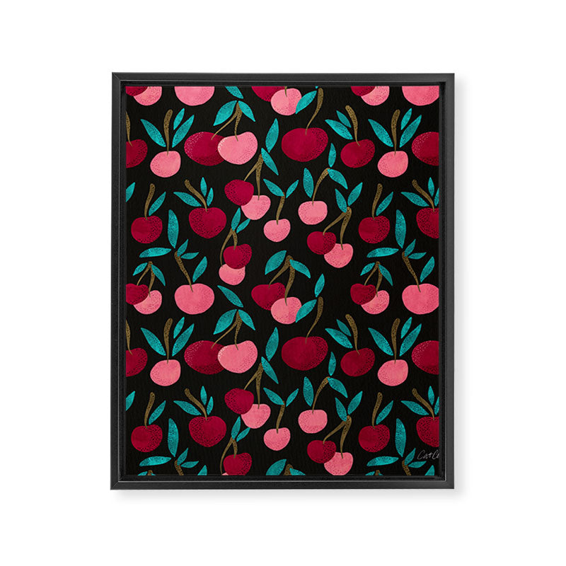 Cherry Collection - Charcoal Framed Canvas Print Gallery Image 8