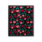 Cherry Collection - Charcoal Framed Canvas Print Gallery Image 8
