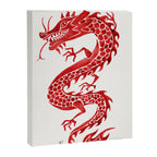 Chinese Dragon - Crimson Palette Canvas Print Gallery Image 6
