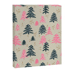 Christmas Trees - Emerald & Pink Canvas Print Gallery Image 8