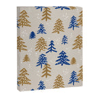 Christmas Trees - Gold & Navy Canvas Print Gallery Image 8