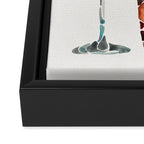 Classic Cocktails  - 1960s Watercolor Lineup Framed Canvas Print Gallery Image 3