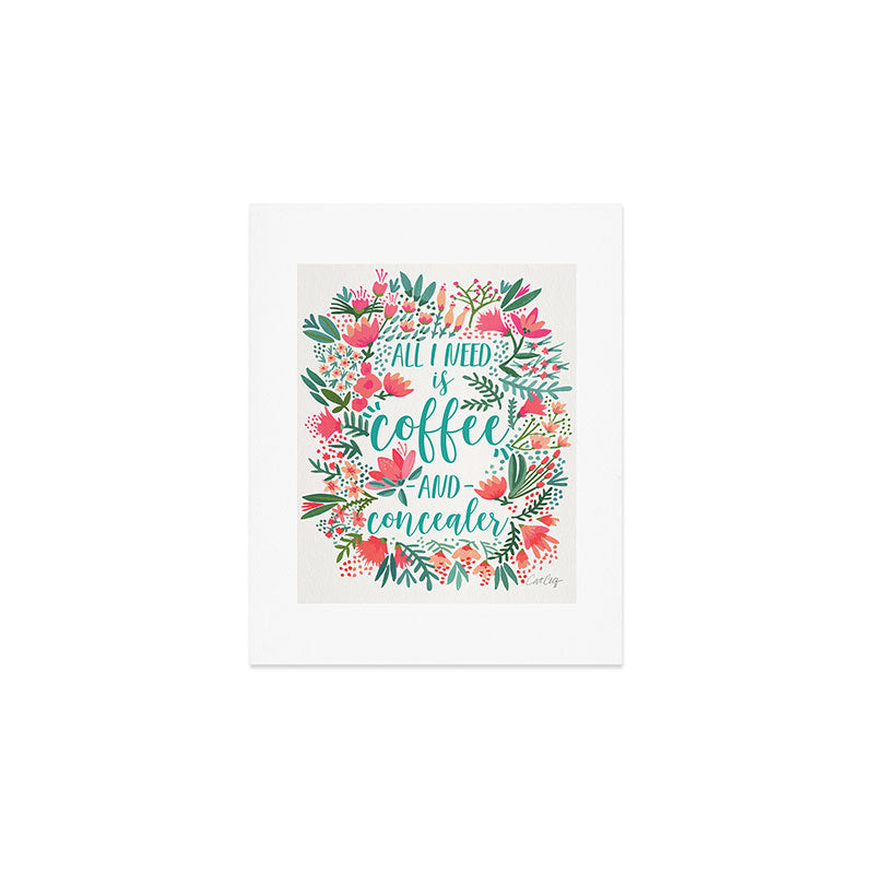 Coffee & Concealer - Juicy Palette Art Print Gallery Image 1
